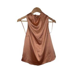 Darlove jones womens blush/ champagne halter top small
